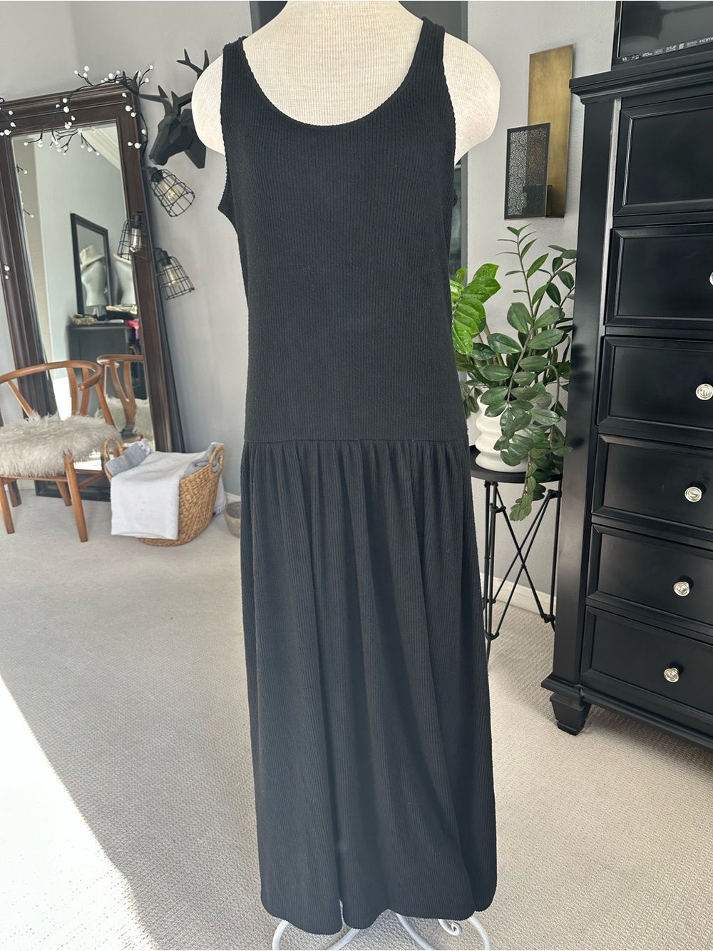 Target Universal Thread NWT black tank dress, size medium